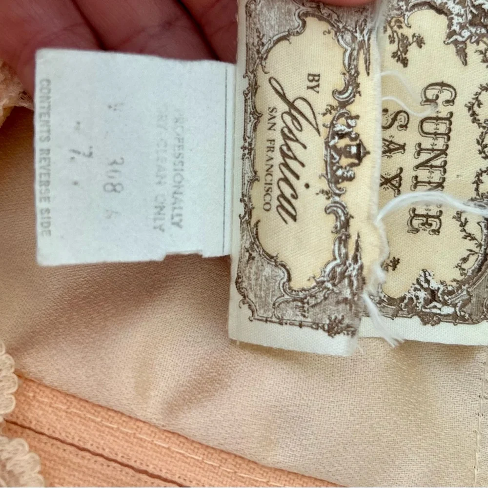 Vintage Gunne Sax by Jessica San Francisco Prairie Maxi Dress Size 7 - Picture 16 of 17